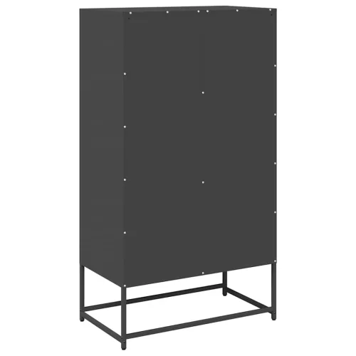  Magastábla Fekete 68x39x123 cm Acél