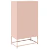  Highboard rózsaszín 68x39x123 cm Acél