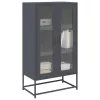  Highboard antracit 68x39x123 cm Acél