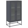  Highboard antracit 68x39x123 cm Acél