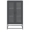  Highboard antracit 68x39x123 cm Acél