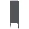  Highboard antracit 68x39x123 cm Acél