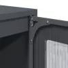  Highboard antracit 68x39x123 cm Acél