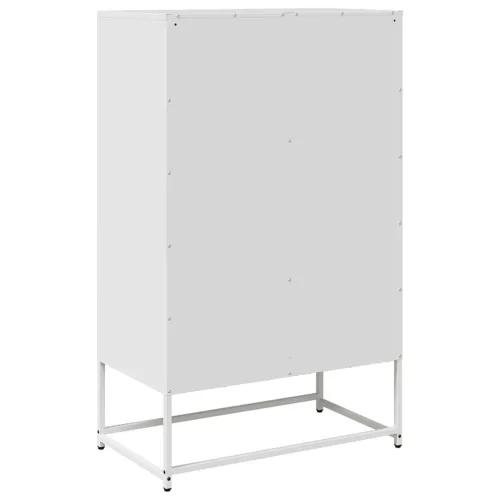  fehér acél magasszekrény 68x39x111,5 cm