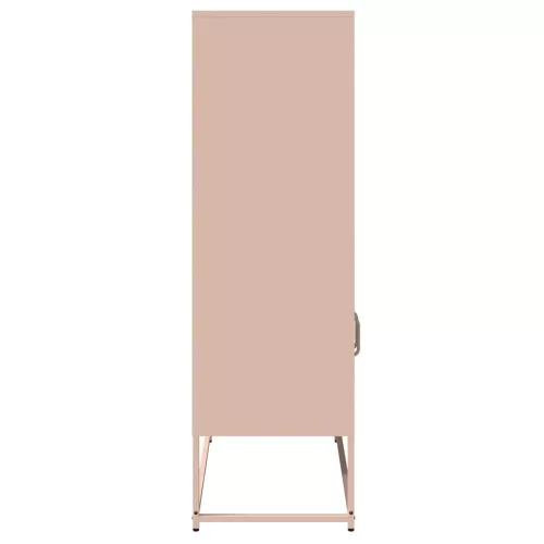  Highboard rózsaszín 68x39x123 cm Acél