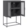  Highboard antracit 68x39x107 cm Acél