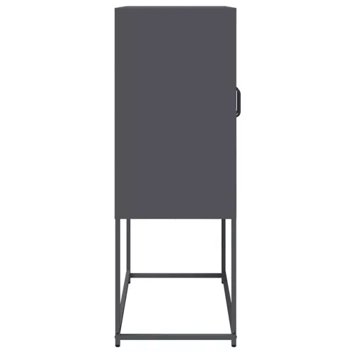  Highboard antracit 68x39x107 cm Acél