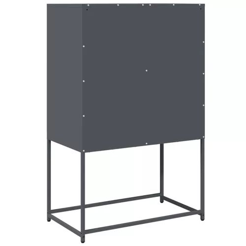  Highboard antracit 68x39x107 cm Acél