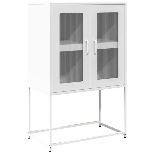  Magastábla Fehér 68x39x107 cm Acél