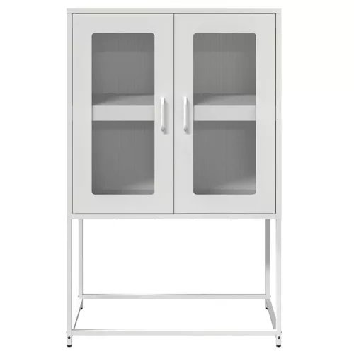  Magastábla Fehér 68x39x107 cm Acél