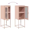  rózsaszín hidegen hengerelt acél tálalószekrény 36x39x107 cm