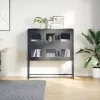  antracit hidegen hengerelt acél tálalószekrény 100,5x39x107 cm