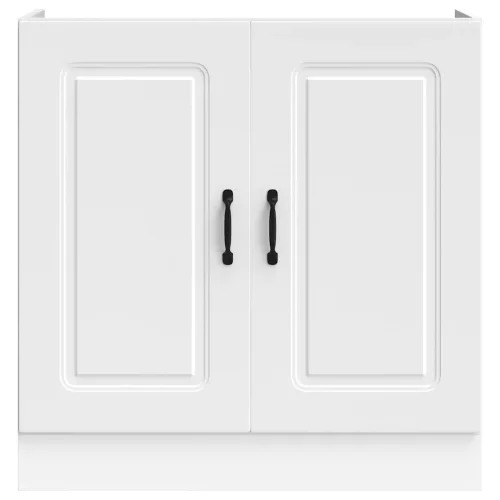  Mosogató aljzat szekrény Kalmar fehér 80x46x81,5 cm műanyag fa