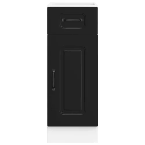  Konyhai alapszekrény Kalmar fekete színű műfa