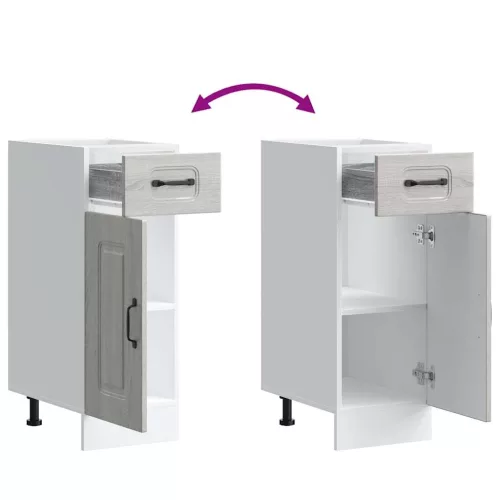  konyhai alapszekrény Kalmar szürke sonoma szekrény