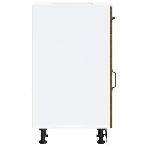  Konyhai alapszekrény Kalmar barna tölgyfa műfa