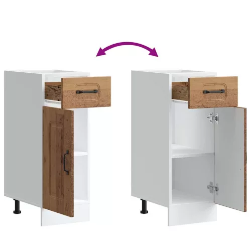  konyhai alapszekrény Kalmar régi fából készült fűrészáru