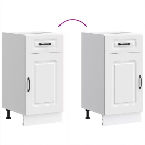  Konyhai alsó szekrény Kalmar fehér műfa