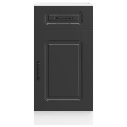  Konyhai alapszekrény Kalmar fekete színű műfa