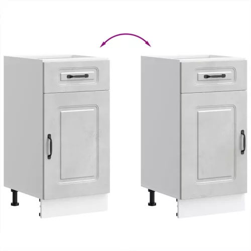  Konyhai alapszekrény Kalmar beton szürke műfa