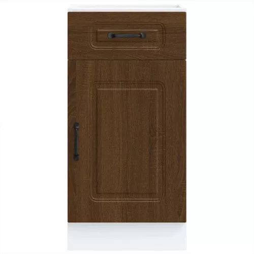  Konyhai alapszekrény Kalmar barna tölgyfa műfa