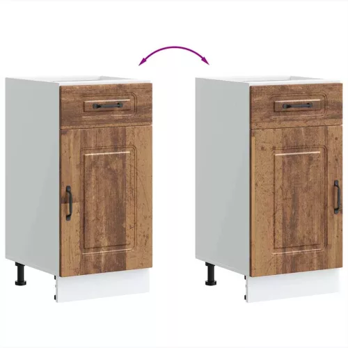  konyhai alapszekrény Kalmar régi fából készült fűrészáru