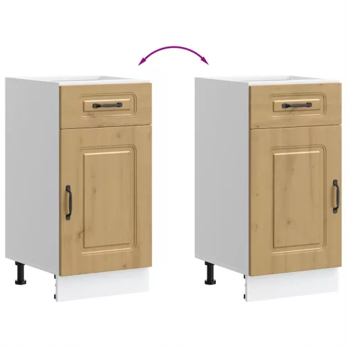  Konyhai alapszekrény Kalmar kézműves tölgy műszaki fa