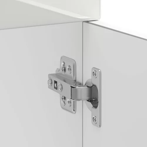  Konyhai alapszekrény Kalmar magasfényű fehér színű műfa