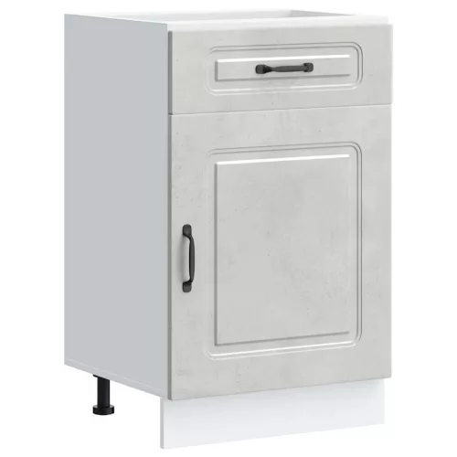  Konyhai alapszekrény Kalmar beton szürke műfa