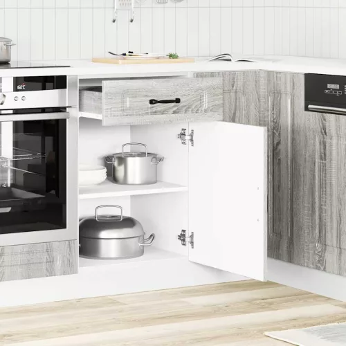  konyhai alapszekrény Kalmar szürke sonoma szekrény