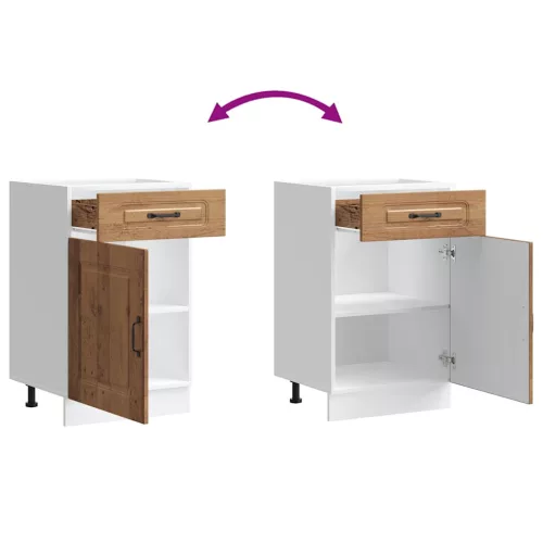  konyhai alapszekrény Kalmar régi fából készült fűrészáru