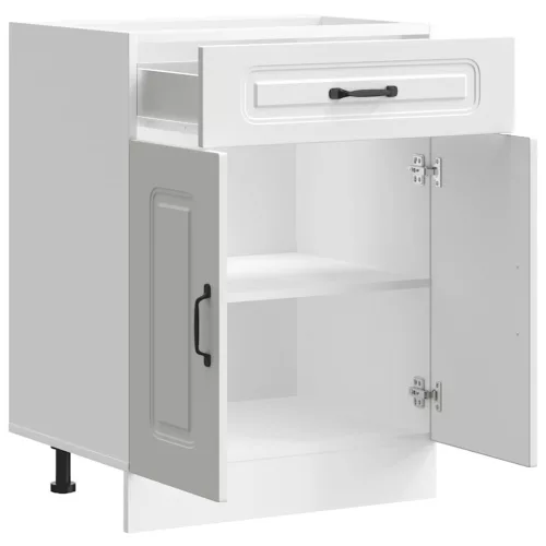  Konyhai alsó szekrény Kalmar fehér műfa