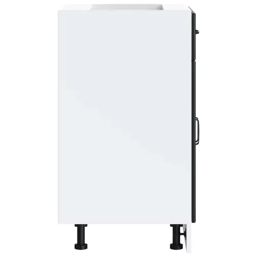  Konyhai alapszekrény Kalmar fekete színű műfa