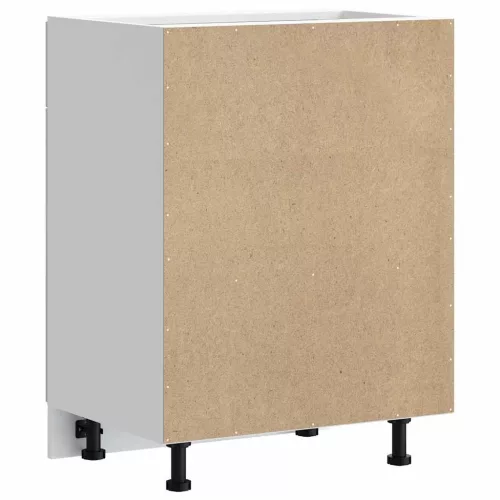  Konyhai alapszekrény Kalmar magasfényű fehér színű műfa