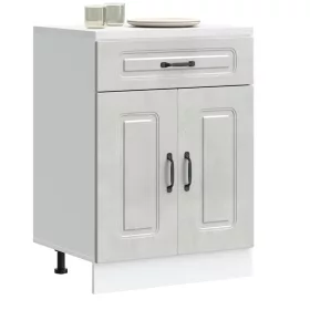  Konyhai alapszekrény Kalmar beton szürke műfa