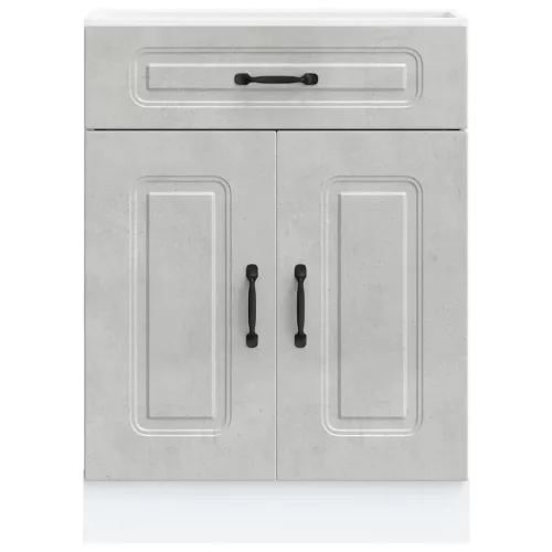  Konyhai alapszekrény Kalmar beton szürke műfa