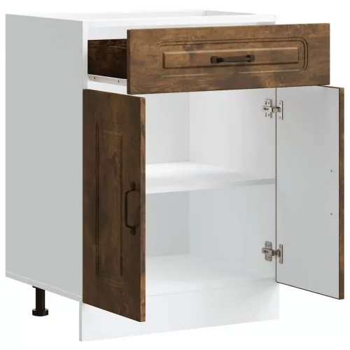  Konyhai alapszekrény Kalmar füstölt tölgy műfa