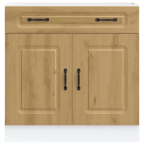  Konyhai alapszekrény Kalmar kézműves tölgy műszaki fa