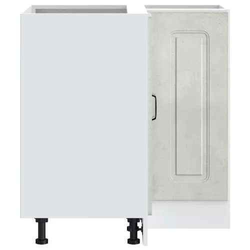  Konyhai sarok alapszekrény Kalmar beton szürke színű műfa