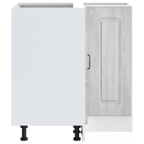  Konyhai sarok alapszekrény Kalmar szürke sonoma műfa