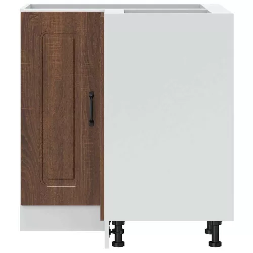  Konyhai sarok alapszekrény Kalmar barna tölgy színű műfa