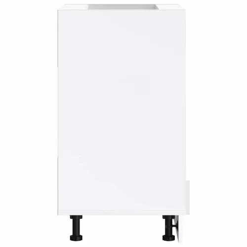  sütőszekrény Kalmar magasfényű fehér műfa