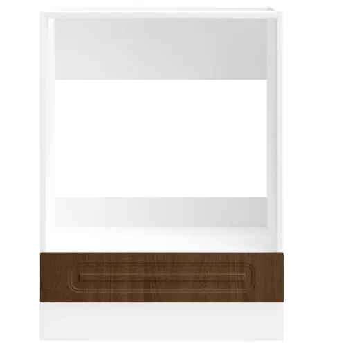  Kalmar barna tölgy színű szerelt fa sütőszekrény