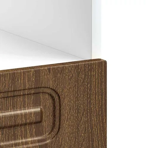  Kalmar barna tölgy színű szerelt fa sütőszekrény