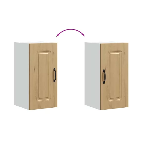  konyhai fali szekrény Kalmar kézműves tölgy műszaki fa