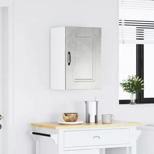  konyhai fali szekrény Kalmar beton szürke színű műfa