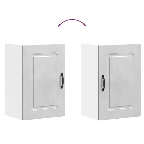  konyhai fali szekrény Kalmar beton szürke színű műfa