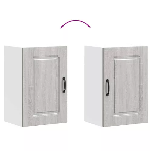  konyhai fali szekrény Kalmar szürke sonoma műfa