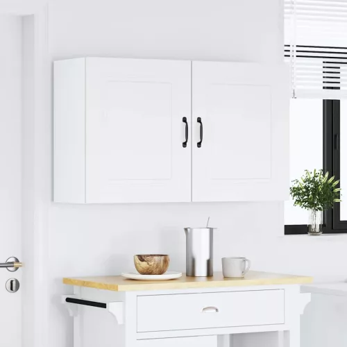  Konyhai fali szekrények 2 db Kalmar fehér színű műfa