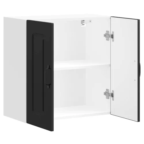  konyhai fali szekrény Kalmar fekete színű fűrészáru